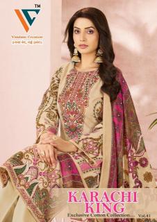 Vandana karachi king vol-41 Dress material manufacturers