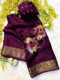 Vastrangan marsh mellow Wholesale saree distributors in Tripura