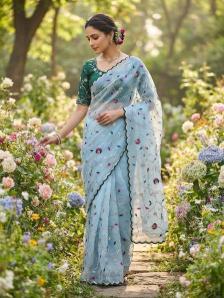 Vinayak gotafoil Wholesale saree supplier
