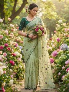 Vinayak gotafoil Wholesale saree supplier