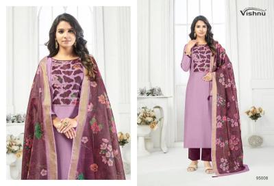 Vishnu kajal Silk dress material
