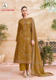 Alok suit gajji bloom wholesale dress material in ludhiana