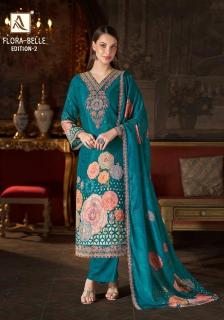 Alok suits flora belle 2 wholesale dress market in pune with price