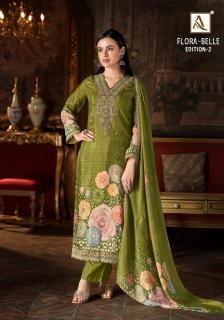 Alok suits flora belle 2 wholesale dress market in pune with price