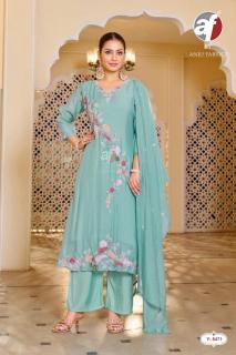 Anju fabrics D NO Y 8471  wholesale kurti market in ludhiana with price