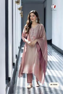 Anju fabrics HU 75092 wholesale kurti market in surat with price