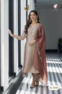 Anju fabrics HU 75093 ladies kurti wholesale market in mumbai