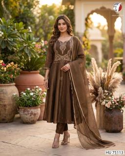 Anju fabrics HU 75113 sanganer kurti wholesale market price in jaipur 