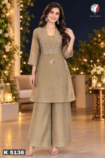 Anju fabrics K 5134 kurti wholesale market in west bengal