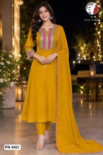 Anju fabrics PN 4451 wholesale kurti market in mumbai near me
