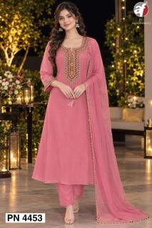 Anju fabrics PN 4453 wholesale kurti market in mumbai with price