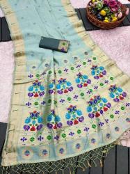 Anupama rythm paithani vol-3 	 wholesale saree market in ahmedabad near me