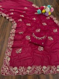 Astitva grorgette poonam saree wholesale market in tamilnadu