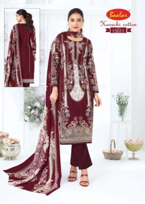 Baalar karachi vol 15 wholesale dress material market in gujarat