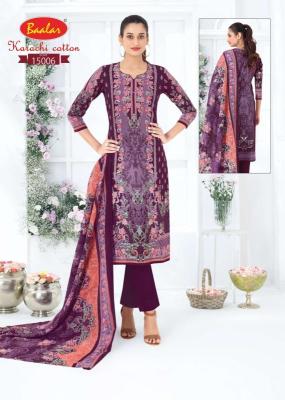 Baalar karachi vol 15 wholesale dress material market in gujarat
