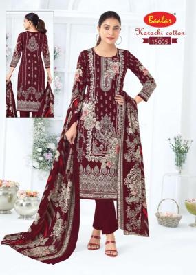 Baalar karachi vol 15 wholesale dress material market in gujarat