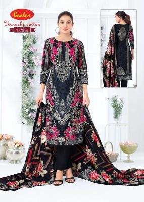 Baalar karachi vol 15 wholesale dress material market in gujarat