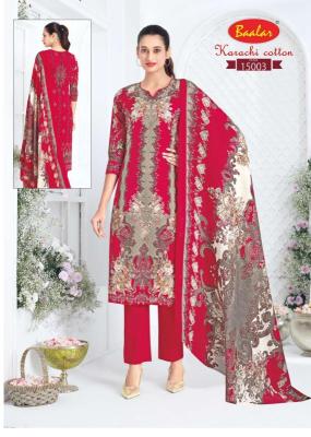 Baalar karachi vol 15 wholesale dress material market in gujarat