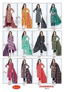 Baalar pashmina vol 8 ladies dress material wholesale market in ahmedabad