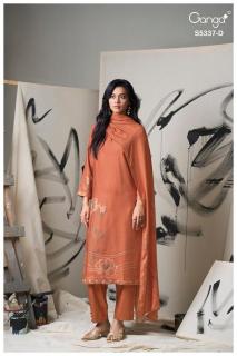 Ganga aeryn 5337 wholesale dress material in ludhiana