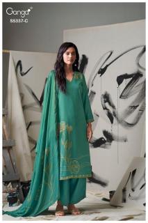 Ganga aeryn 5337 wholesale dress material in ludhiana