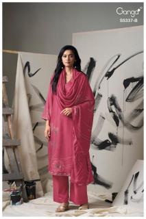 Ganga aeryn 5337 wholesale dress material in ludhiana