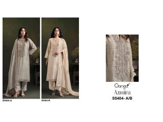 Ganga azmira 5404  cotton dress material wholesale market in mumbai