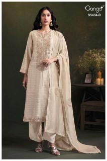 Ganga azmira 5404  cotton dress material wholesale market in mumbai