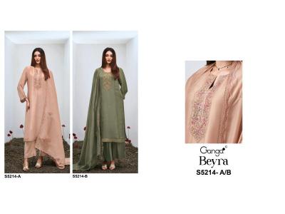 Ganga beyra 5214 wholesale dress materials in mumbai with price