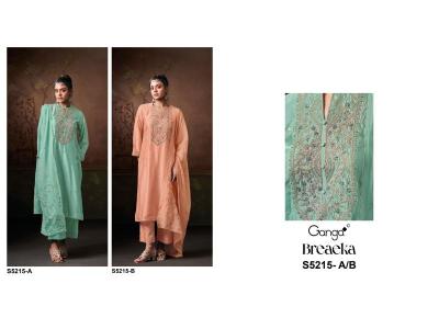 Ganga breaeka 5215 wholesale cloth market in vadodara for ladies