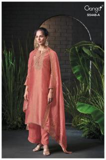 Ganga celvaya 5448 pure cotton dress material wholesale market in mumbai