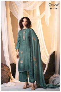 Ganga cielsa 5388 cotton dress material wholesale market in mumbai