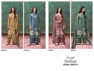 Ganga delissa 5328 wholesale dress material in vadodara