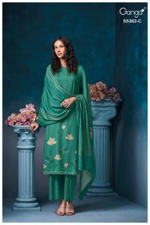 Ganga diansa 5362 dress material wholesale market in jaipur