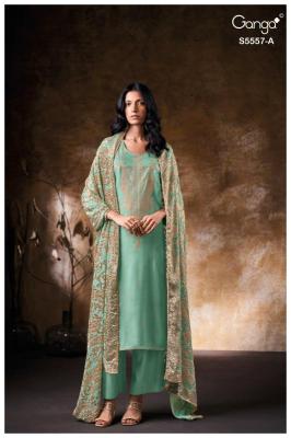 Ganga ecelira 5557 cotton dress material wholesale market in mumbai
