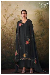 Ganga erem 5177 wholesale dress material market in mumbai with price