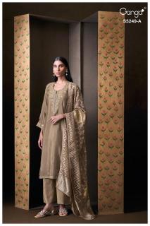 Ganga evnsa 5249 wholesale dress material market in ahmedabad with price