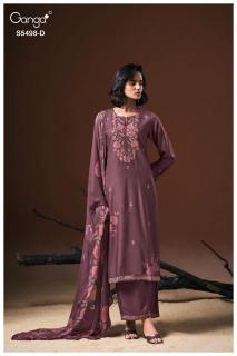 Ganga faeza 5498 wholesale dress material market in surat with price