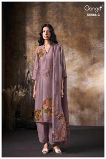 Ganga fariyah 5566 best wholesale dress material  market in pune