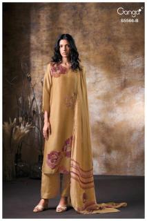 Ganga fariyah 5566 best wholesale dress material  market in pune