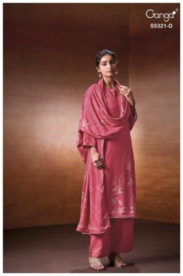 Ganga fionel 5321 cotton dress material wholesale market in surat