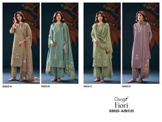 Ganga fiori 5025  cotton dress material wholesale market in ahmedabad