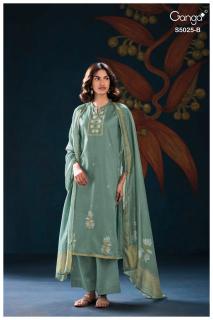 Ganga fiori 5025  cotton dress material wholesale market in ahmedabad
