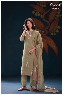 Ganga fiori 5025  cotton dress material wholesale market in ahmedabad