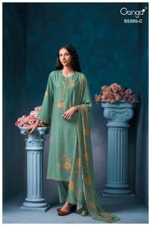 Ganga fyrevia 5395  wholesale dress material market in jaipur