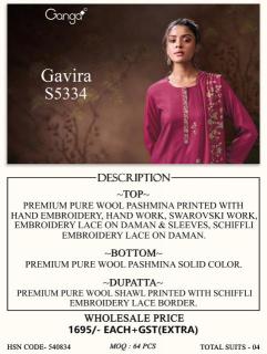 Ganga gavira 5334 jaipur wholesale dress materials