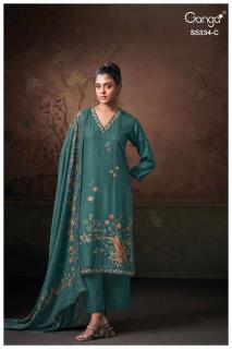 Ganga gavira 5334 jaipur wholesale dress materials