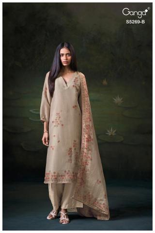 Ganga greyasa 5269 wholesale dress materials in mumbai with price