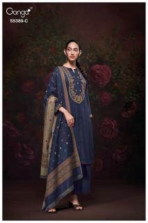 Ganga inezha 5389 wholesale dress material in tamil nadu