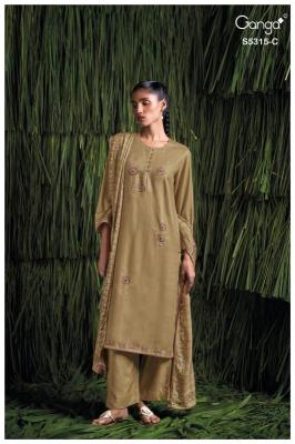 Ganga irevia 5315  ladies dress material wholesale market in surat